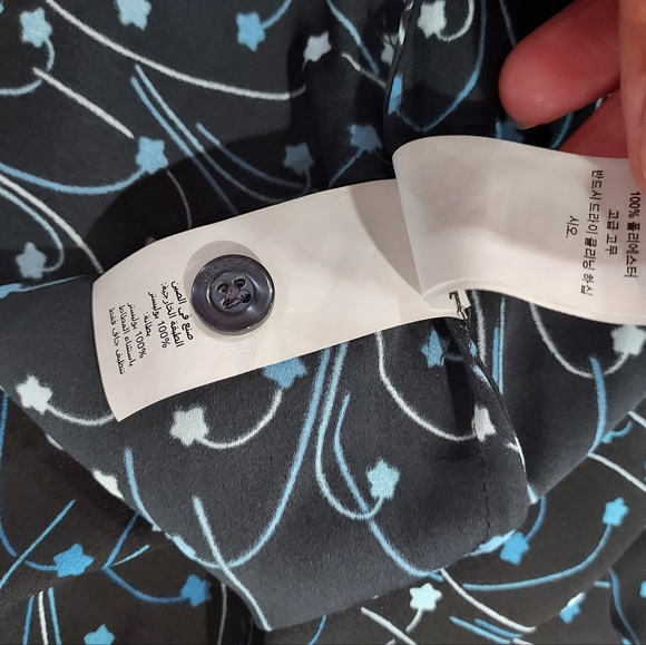 Kate Spade Star Floral Smocked Back Shirtdress Size 10 - Picture 10 of 10